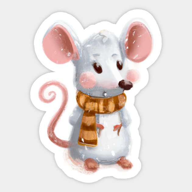 Cute Mouse Drawing Sticker by Play Zoo